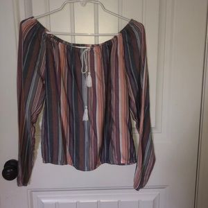 Off the shoulder shirt